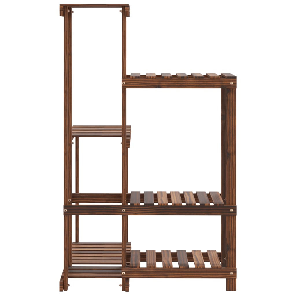 vidaXL Flower Stand 62.5x61.5x101.5 cm Solid Wood Fir 4