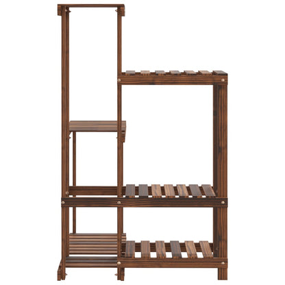 vidaXL Flower Stand 62.5x61.5x101.5 cm Solid Wood Fir 4