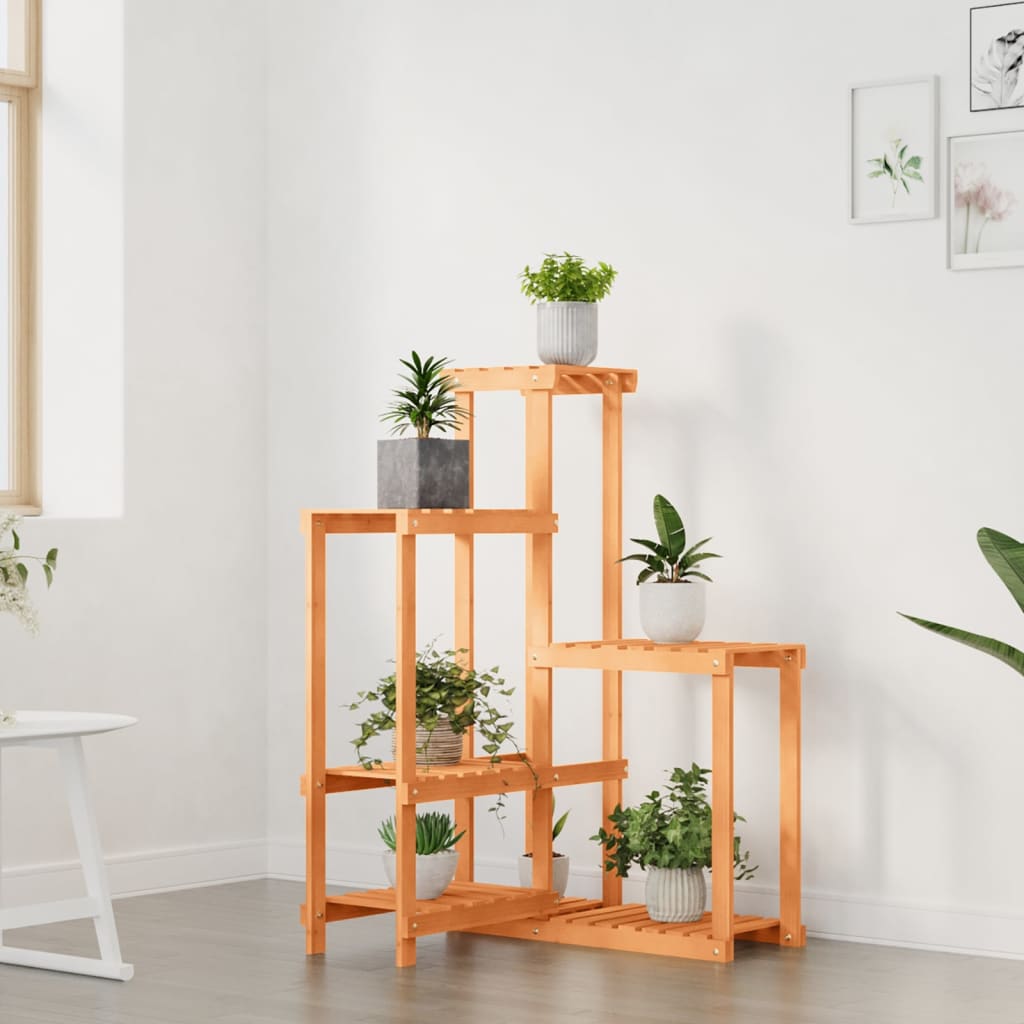 vidaXL Flower Stand 62.5x61.5x101.5 cm Solid Wood Fir 3