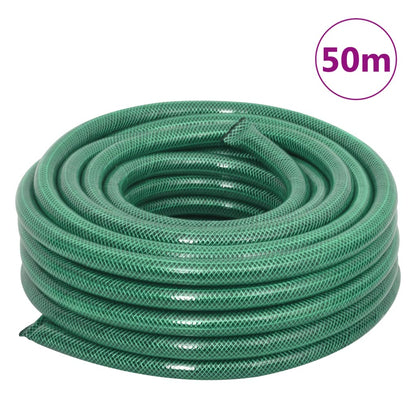 vidaXL Garden Hose Green 0,75" 50 m PVC 5