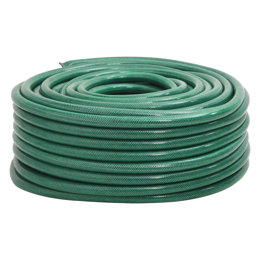 vidaXL Garden Hose Green 1" 10 m PVC without Accessories