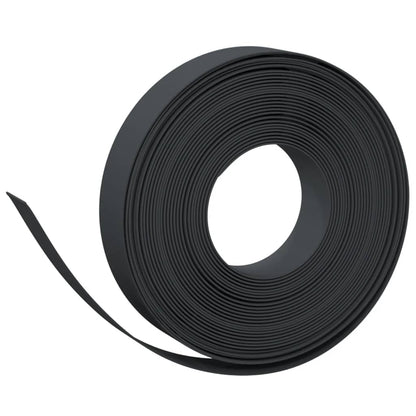 vidaXL Garden Edgings 3 pcs Black 10 m 10 cm Polyethylene 3