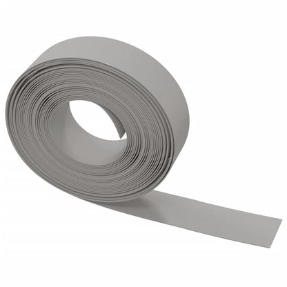 vidaXL Garden Edgings 2 pcs Grey 10 m 15 cm Polyethylene 4