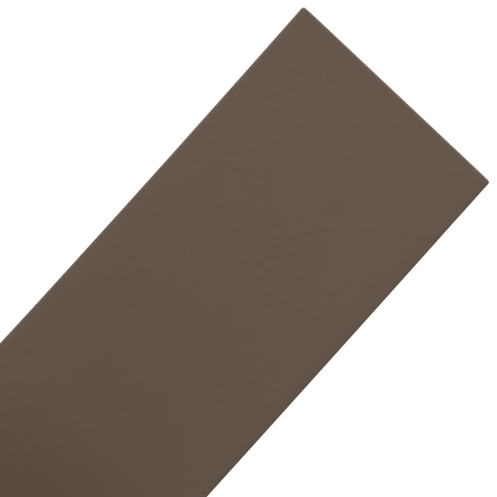 vidaXL Garden Edgings 2 pcs Brown 10 m 15 cm Polyethylene 6