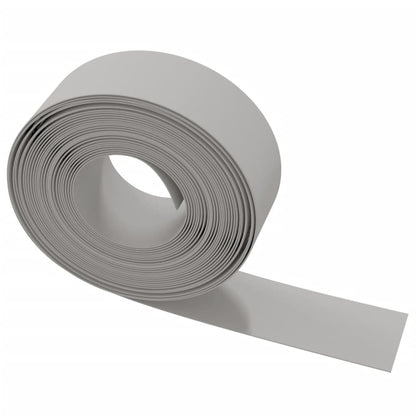 vidaXL Garden Edgings 2 pcs Grey 10 m 20 cm Polyethylene 4
