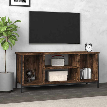 vidaXL TV Cabinet Smoked Oak 102x35x45 cm Engineered Wood 1