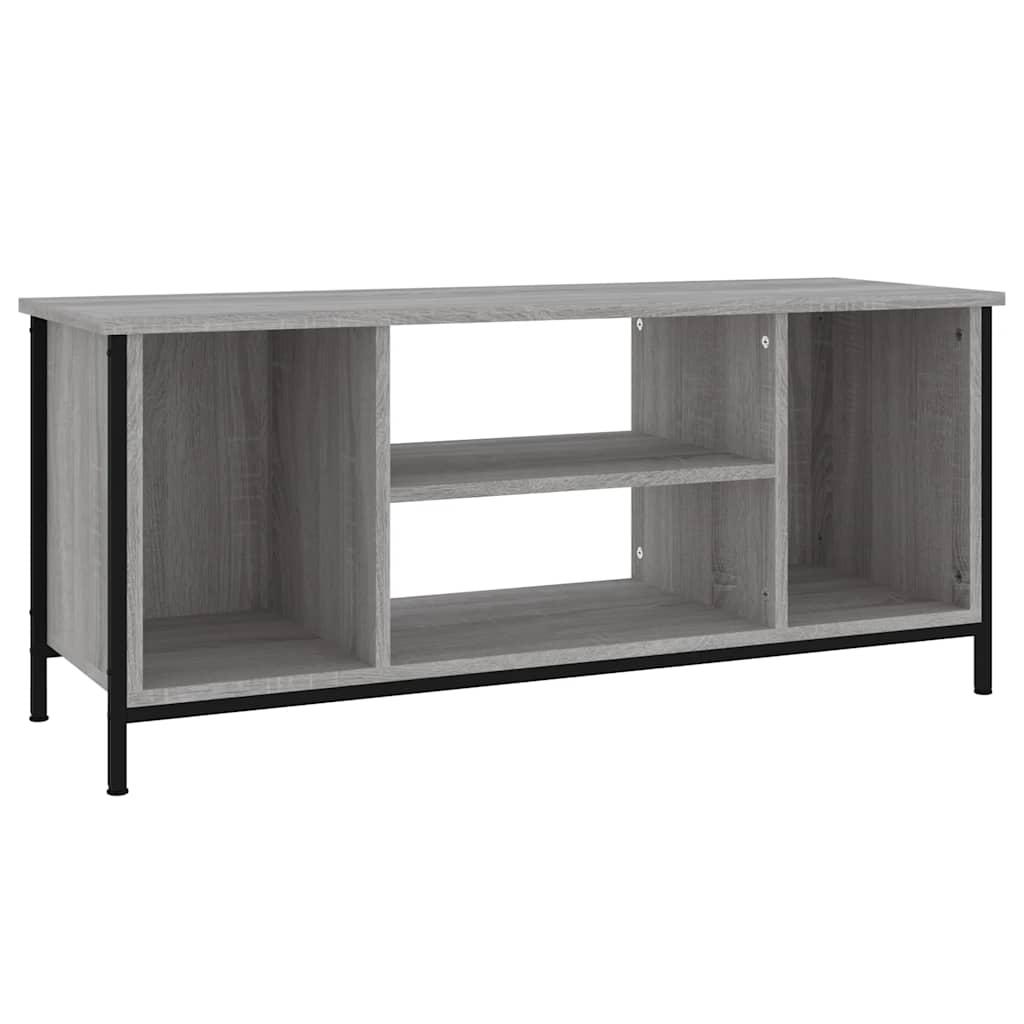 vidaXL TV Cabinet Grey Sonoma 102x35x45 cm Engineered Wood 2
