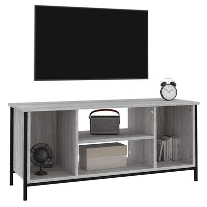 vidaXL TV Cabinet Grey Sonoma 102x35x45 cm Engineered Wood 4