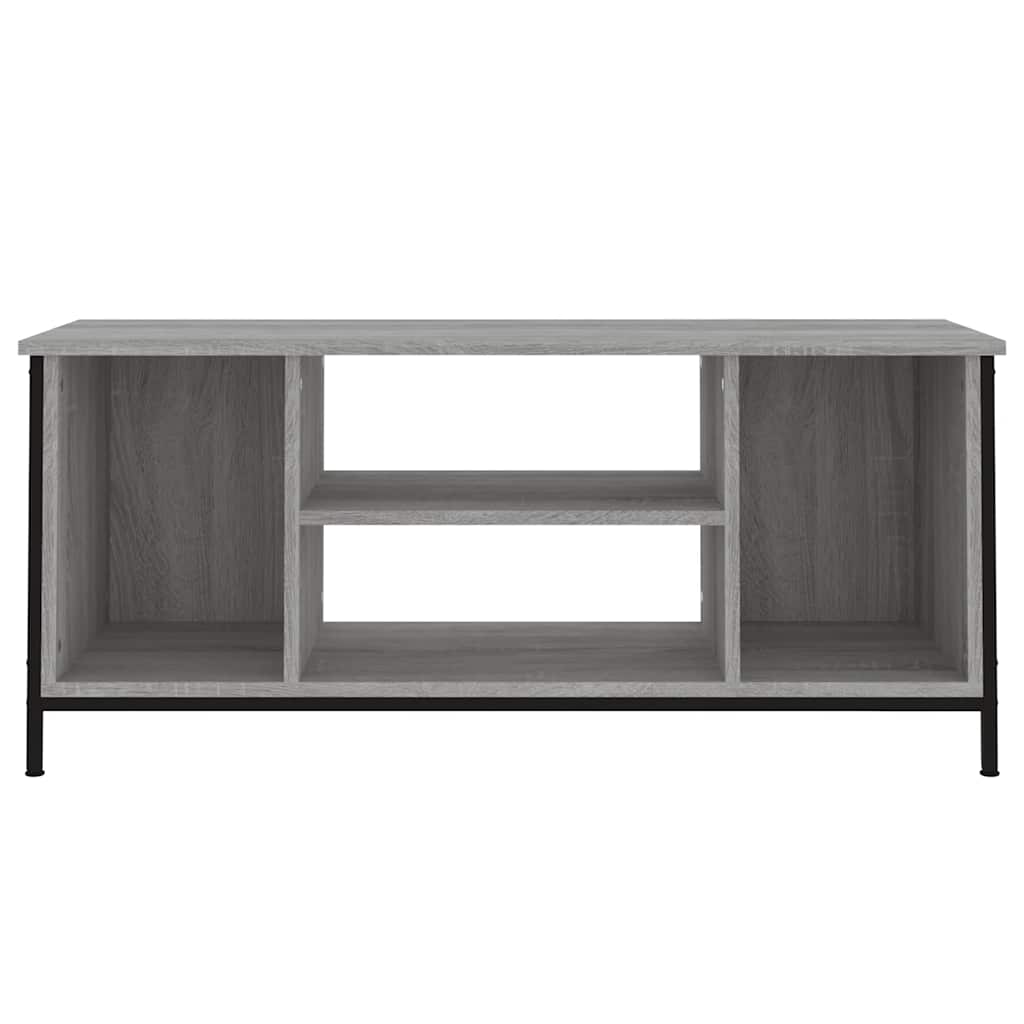 vidaXL TV Cabinet Grey Sonoma 102x35x45 cm Engineered Wood 5