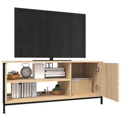vidaXL TV Cabinet Sonoma Oak 100x40x45 cm Engineered Wood 4