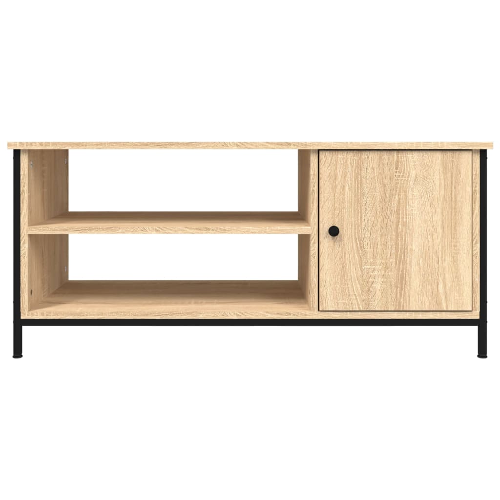 vidaXL TV Cabinet Sonoma Oak 100x40x45 cm Engineered Wood 5