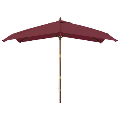 vidaXL Garden Parasol | Bordeaux Red | Polyester Fabric | Large | Tough 3