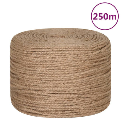 vidaXL Jute Rope 250 m Long 8 mm Thick 2