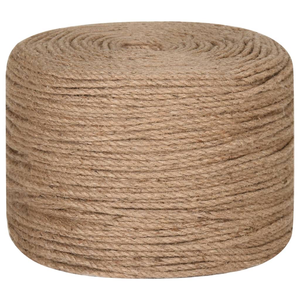 vidaXL Jute Rope 250 m Long 8 mm Thick 3