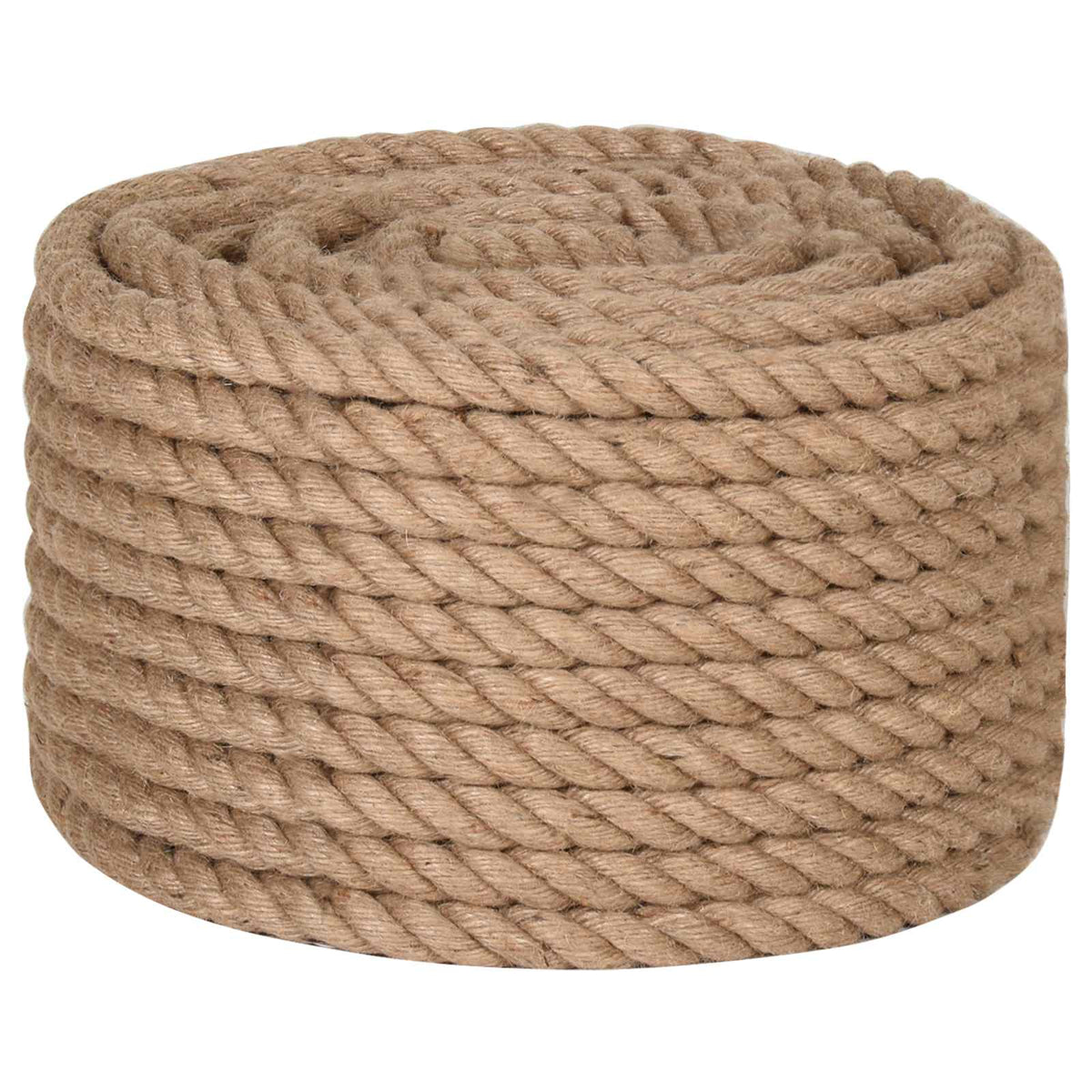 Jute Rope Long Thick Natural Length 50 m 16 mm