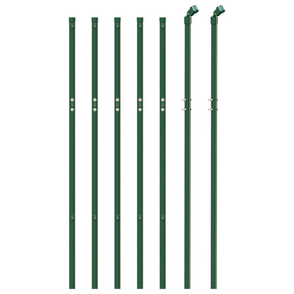 vidaXL Chain Link Fence Green 1x10 m 3