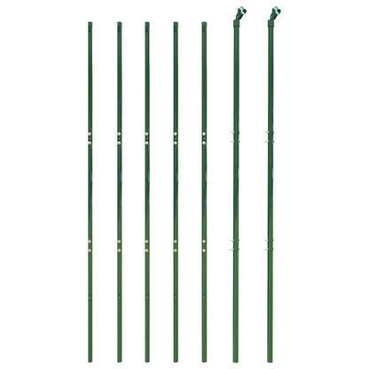 vidaXL Chain Link Fence Green 1.6x10 m 3