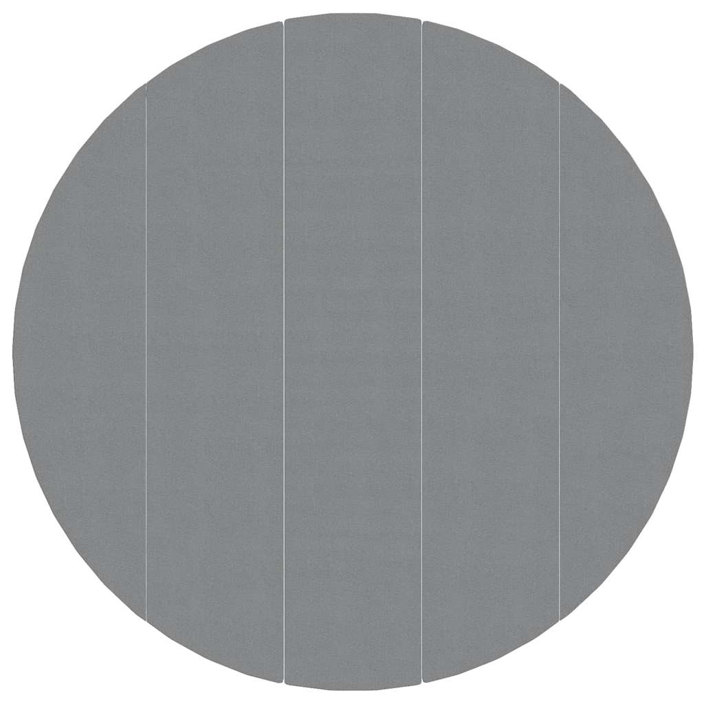 vidaXL Pool Ground Sheet Ø 550 cm (1 mm) Non-woven Fabric Light Grey 3