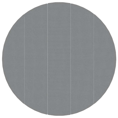 vidaXL Pool Ground Sheet Ø 550 cm (1 mm) Non-woven Fabric Light Grey 3