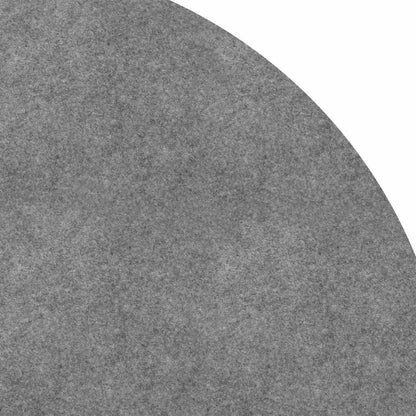 vidaXL Pool Ground Sheet Ø 550 cm (1 mm) Non-woven Fabric Light Grey 4