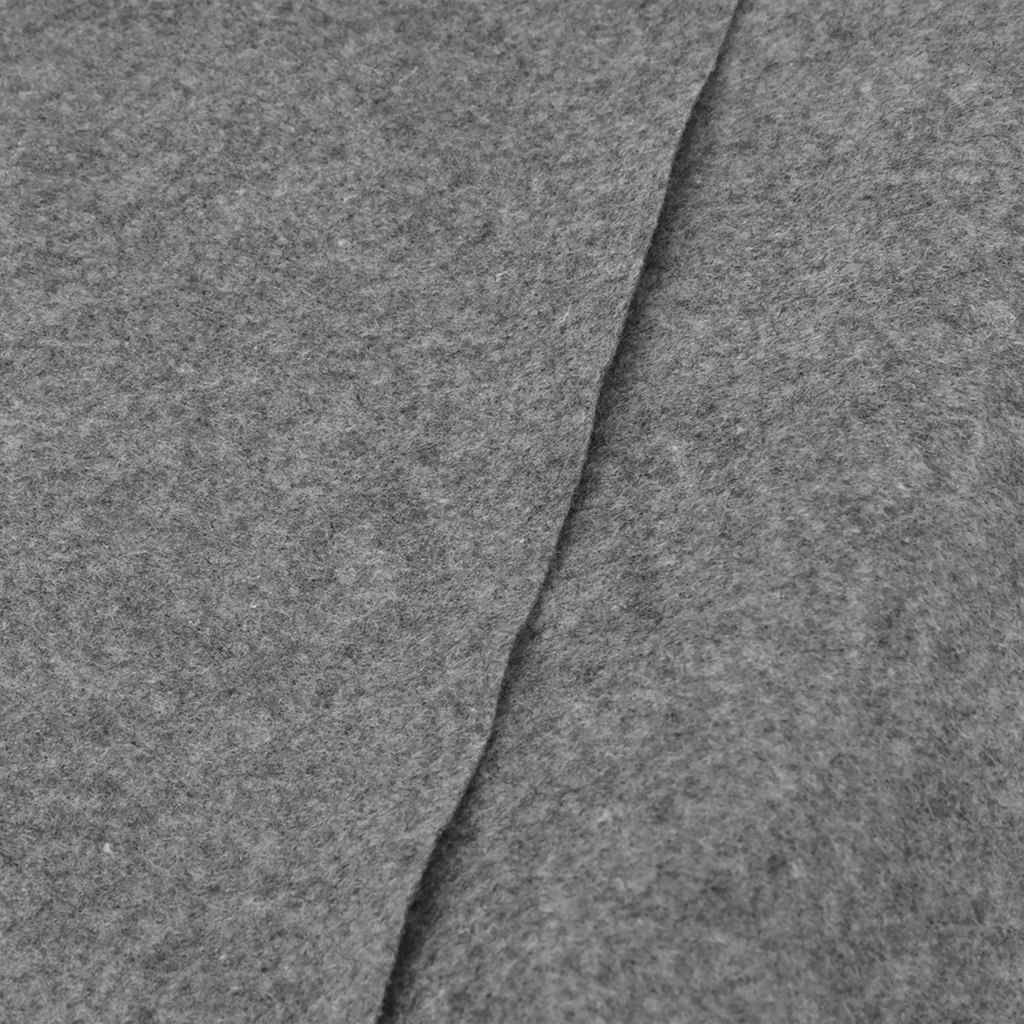 vidaXL Pool Ground Sheet Ø 550 cm (1 mm) Non-woven Fabric Light Grey 5