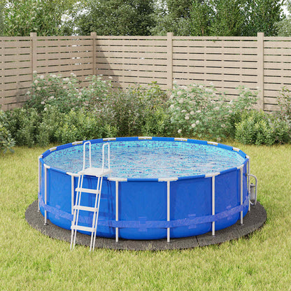vidaXL Pool Ground Sheet Ø 366 cm (2 mm) Non-woven Fabric Light Grey 1