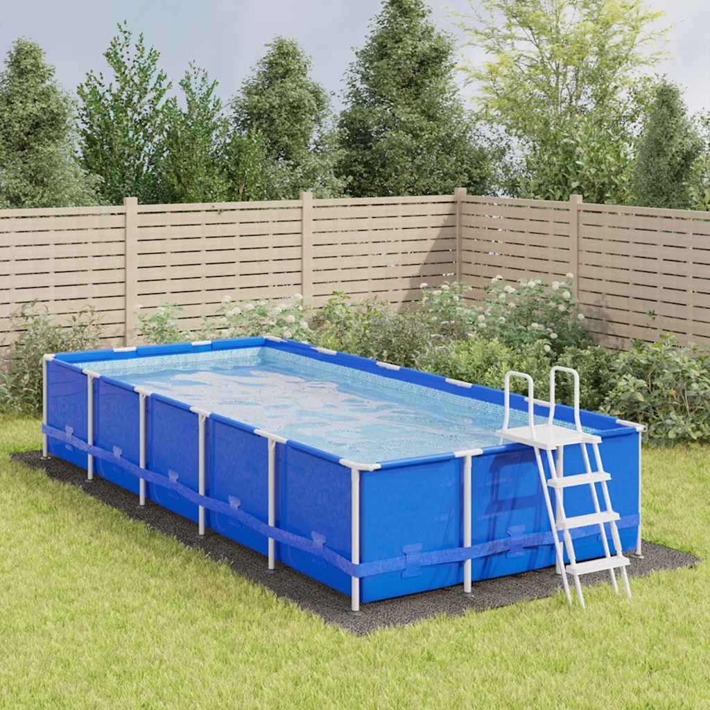 vidaXL Pool Ground Sheet 750 x 370 cm Rectangular Non-woven Fabric 1