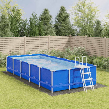 vidaXL Pool Ground Cloth Light Grey 820x420 cm Polyester Geotextile 1