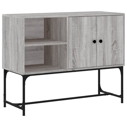 vidaXL Sideboard Grey Sonoma 100x40x79.5 cm Engineered Wood 2