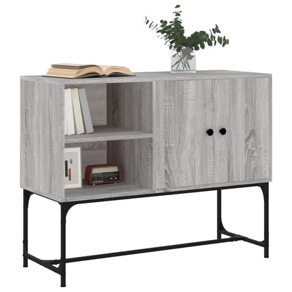 vidaXL Sideboard Grey Sonoma 100x40x79.5 cm Engineered Wood 3