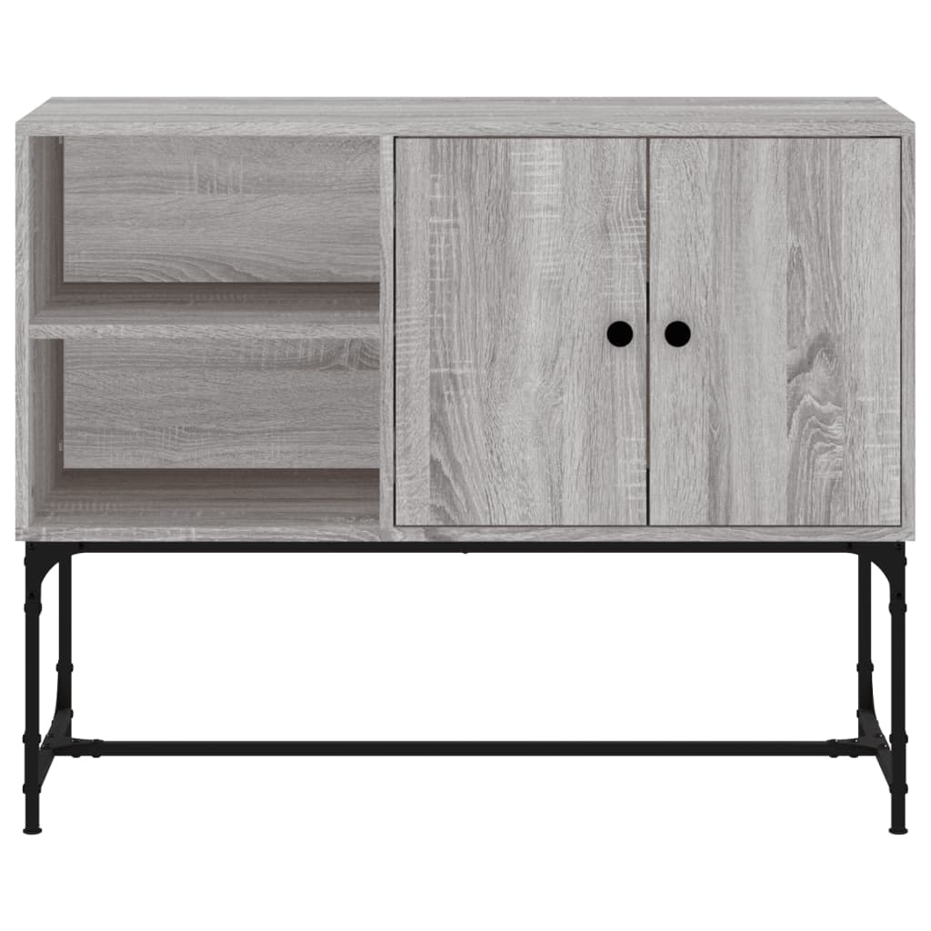 vidaXL Sideboard Grey Sonoma 100x40x79.5 cm Engineered Wood 5