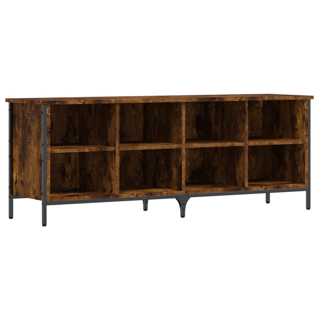Shoe Cabinet Engineered Wood Height 50 cm Smoked oak