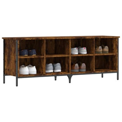 Shoe Cabinet Engineered Wood Height 50 cm Smoked oak