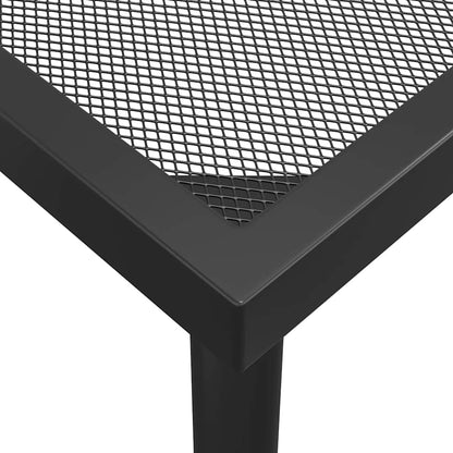 Garden Table Anthracite Steel Mesh 165 cm 72 cm 80 cm