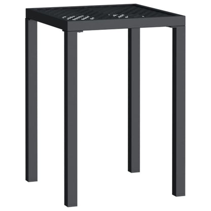 vidaXL Garden Table Anthracite 50x50x72 cm Steel 2