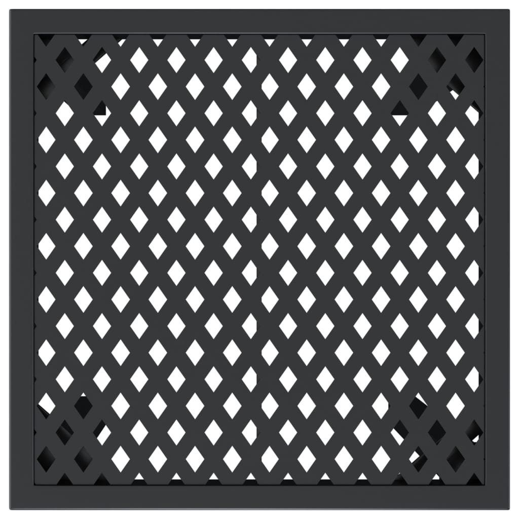 vidaXL Garden Table Anthracite 50x50x72 cm Steel 4