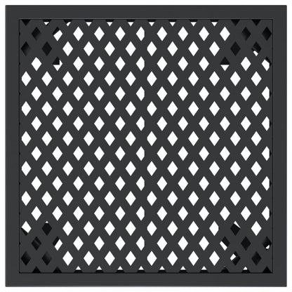 vidaXL Garden Table Anthracite 50x50x72 cm Steel 4