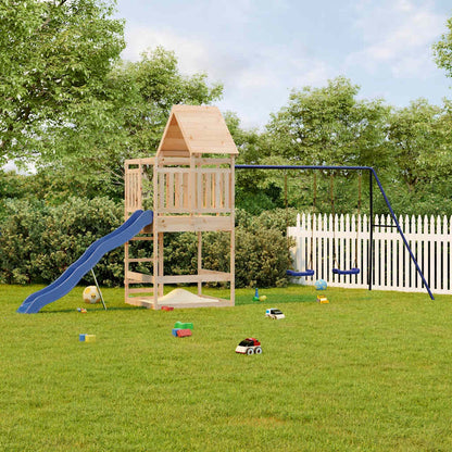 Outdoor Playset Solid Wood Pine Solid pinewood