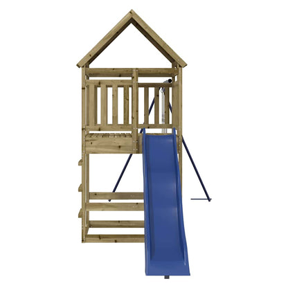 Outdoor Playset Solid Wood Pine Solid impregnated pinewood