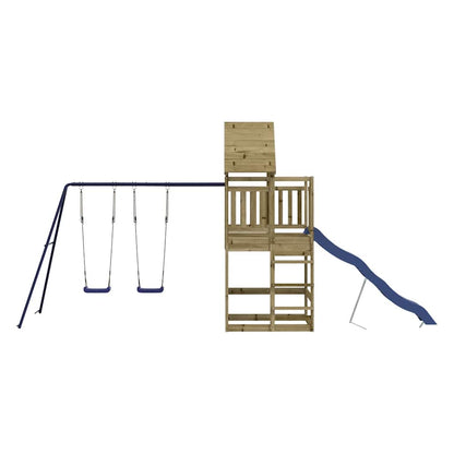 Outdoor Playset Solid Wood Pine Solid impregnated pinewood