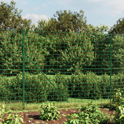 Wire Mesh Fence with Spike Anchors Green 1.4 m 25 m