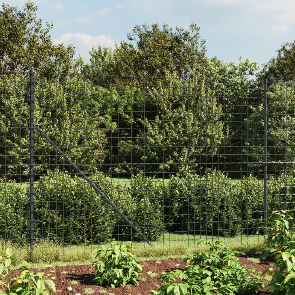 Wire Mesh Fence Galvanised Steel Anthracite