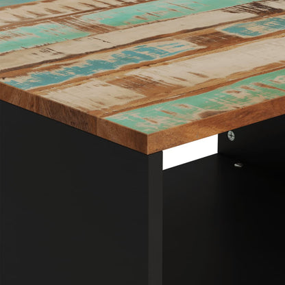 vidaXL Coffee Table 60x50x40 cm Solid Wood Reclaimed 5