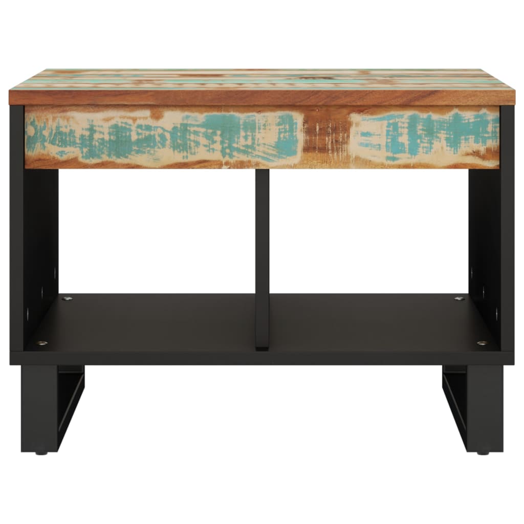 vidaXL Coffee Table 55x50x40 cm Solid Wood Reclaimed 3