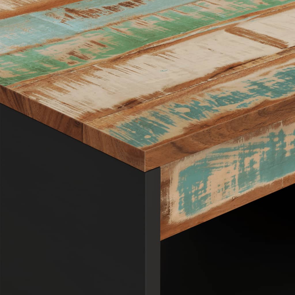 vidaXL Coffee Table 55x50x40 cm Solid Wood Reclaimed 5