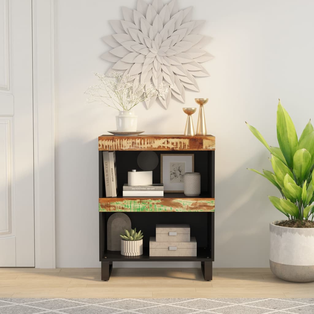 vidaXL Side Cabinet 60x33x75 cm Solid Wood Reclaimed 1