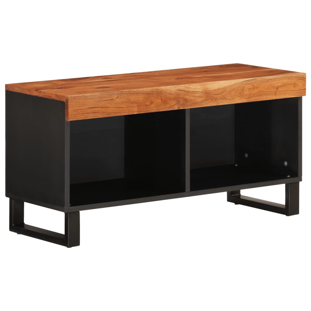 vidaXL TV Cabinet 85x33x43.5 cm Solid Wood Acacia 2
