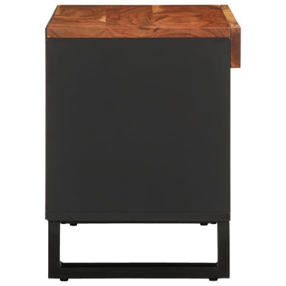 vidaXL TV Cabinet 85x33x43.5 cm Solid Wood Acacia 4