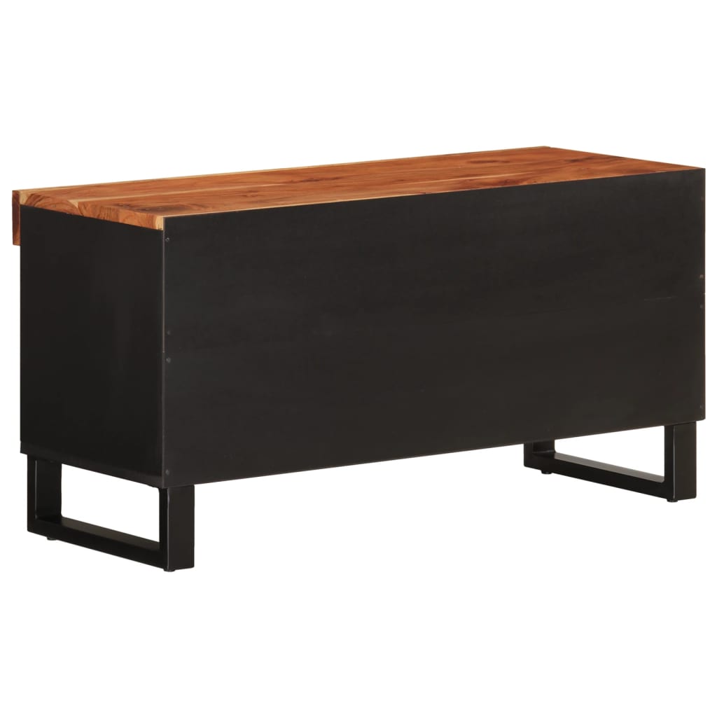 vidaXL TV Cabinet 85x33x43.5 cm Solid Wood Acacia 5