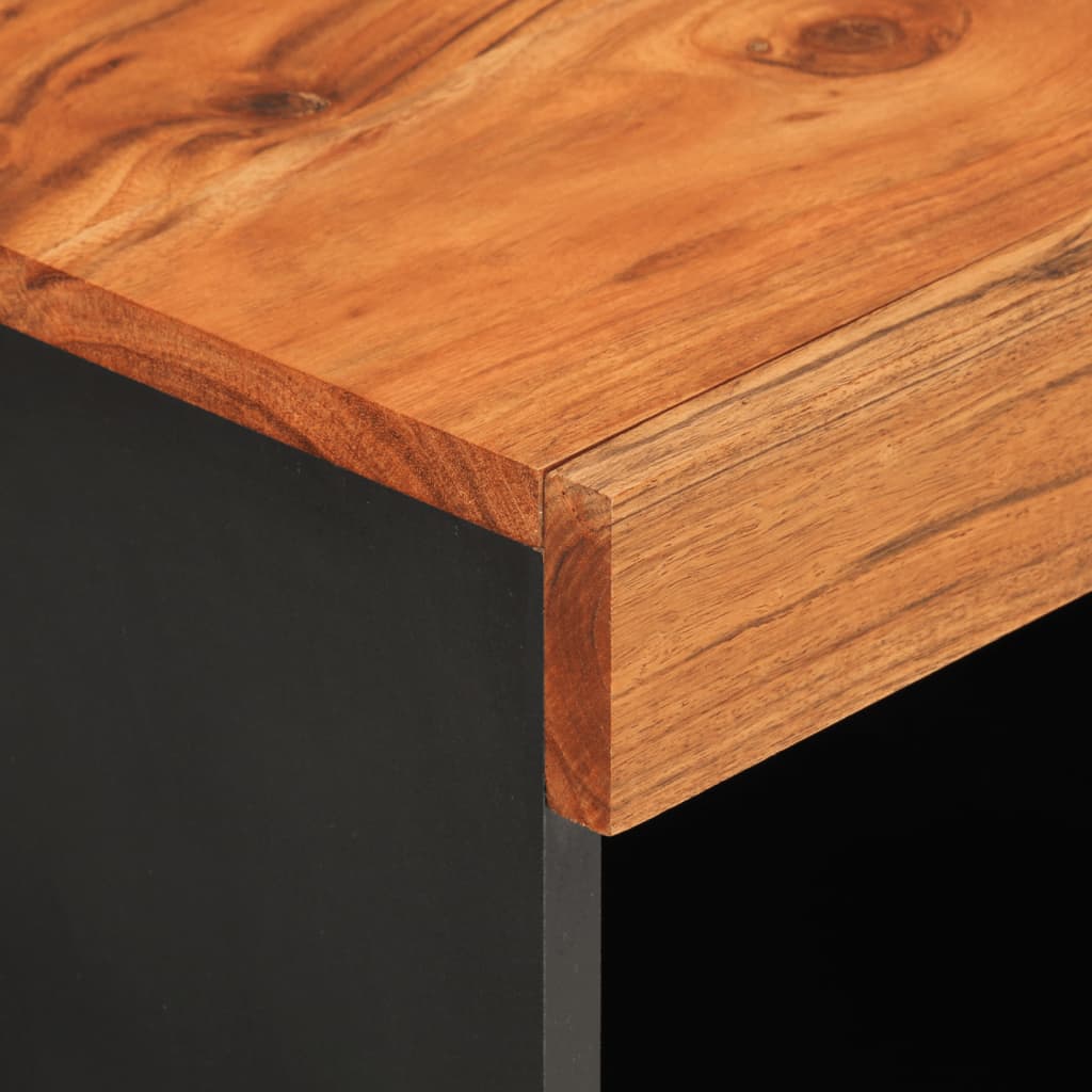 vidaXL TV Cabinet 85x33x43.5 cm Solid Wood Acacia 6